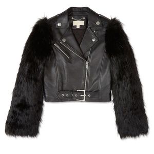 🆕 MK Leather Fur Jacket
